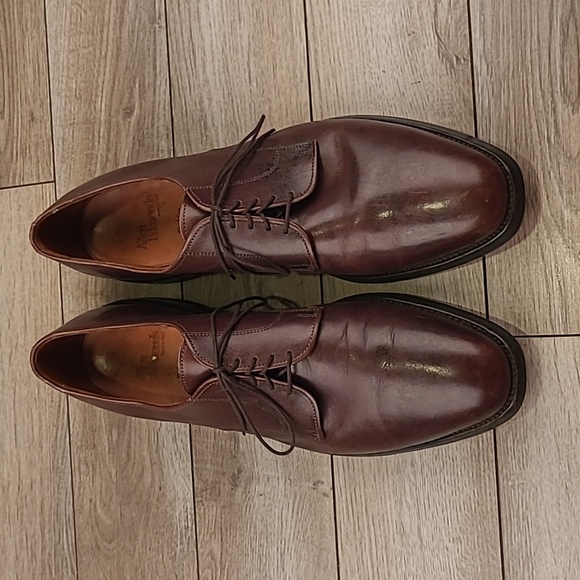 ALLEN EDMONDS Berkley Dark Brown Oxfords Sz 14 AA Plain Toe Mens‎ Dress Shoes main image 2
